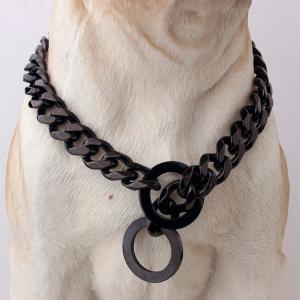 Quality Dogs Luxury Stainless Steel Gold Crystal Diamond Chain Dog Collar All Season Pet Dogs wholesale