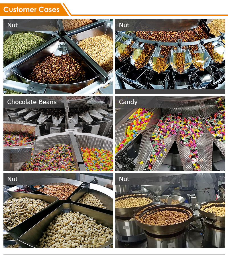 High Quality And High-Precision Fruit Combination Weighing Orange Multi Head Weigher Series