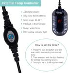 Digital 50w Submersible Hygger Aquarium Heater