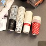 12oz Ripple Custom Disposable Coffee Cups Embossing UV Coating