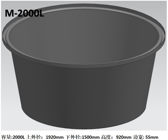 2000 Liters Custom Rotational Molding 2.5 To 3mm