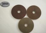 3 Steps 4 inch Wet Diamond Polishing Pad for Stone , Diamond Polishing Tools