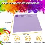 Large Silicone Painting Mat With Cup Kids Painting Mat Painting Tools For