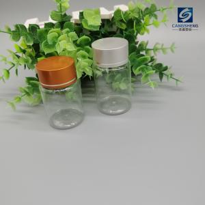 Quality PS Empty Plastic Pill Bottles 10ml Cylindrical Tablet Containers wholesale