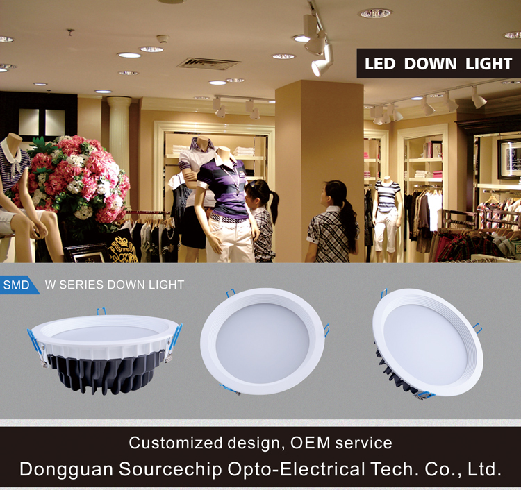 SMD 18w led downlight supply