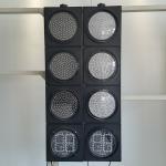 Detachable Aspect 200MM 4-Aspect RYG Ball With Countdown Timer Road Traffic