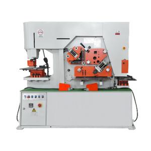 Quality Multi Function Hydraulic Mechanical Metal Ironworker Machine Safety HIW-120D wholesale