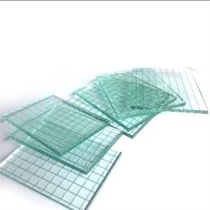 Quality Industrial Safety Tempered Stainless Steel Edging Wired Glass for Partition Screen Decoration wholesale