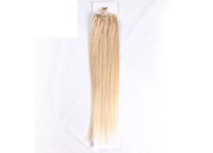 Quality Golden Blonde White Girl Micro Ring Hair Extensions 100g / Bundle wholesale