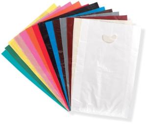 Quality Die Cut Handle Plastic Retail Gift Bags LDPE Material For Shopping wholesale