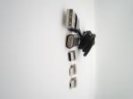 3 Plug 3 In 1 Magnetic 1.2M 2.4A USB Data Transfer Cable