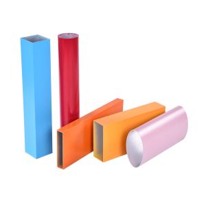 Quality Decoration Aluminum Square Tube Section Customized Color For Showroom wholesale