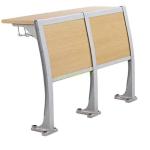 University / College Classroom Furniture / Student Desk And Chair Without