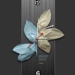 MDF Decorative Elegant Painting Wall Clock B0806
