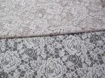 Eco Friendly Cotton Nylon Flower Lace Fabric White For Blouse OEM ODM