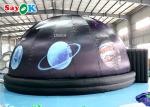 5m Diameter Inflatable Planetarium Black Projection Dome Tent For Science