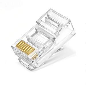 Quality ISO14001 Gold plated CAT6 RJ45 Ethernet Connector wholesale