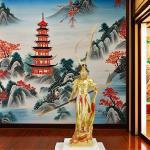 Ornaments Journey to West 3D Resin Figure Metal OEM Monkey King Character