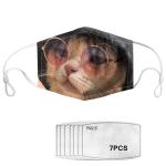 Animal Printted PM2.5 Anti Dust Face Mask