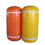 Pillow Size Air Valves Boat Lift Flotation Bags , Cylindrical Underwater Lifting