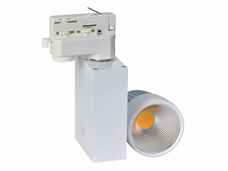 hotsale high quality milky cover LED 20W25W30W35W40W 45W 50W COB Tracklight,led track spot light ,led spotlight