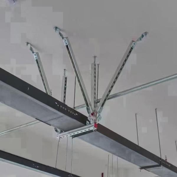 Corrosion Resistant Galvanized Seismic Brackets For Bolted Installation Seismic