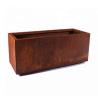 Buy cheap Outdoor Long Metal Rectangle Planter Box Corten Steel Rectangle Trough Planter from wholesalers