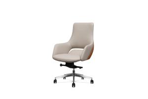 Quality 135d Tilt Leather Revolving Chair wholesale