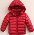 Custom Brand Kids Lightweight Puffer Jacket 100% Nylon Lining Fabric