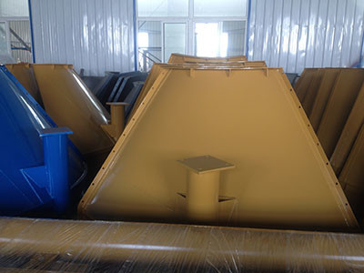 200 Ton Low Profile Cement Silo With Dust Collector Easy To Transport
