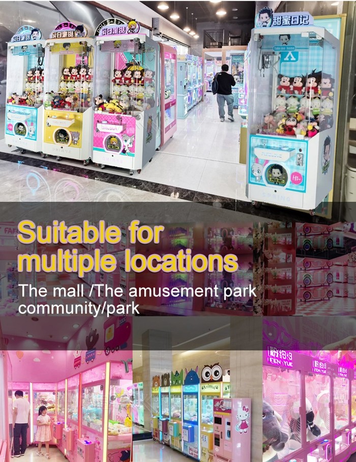 Cheap Price Good Quality Coin Operated Sweet Diary Doll Machine Claw Machine
