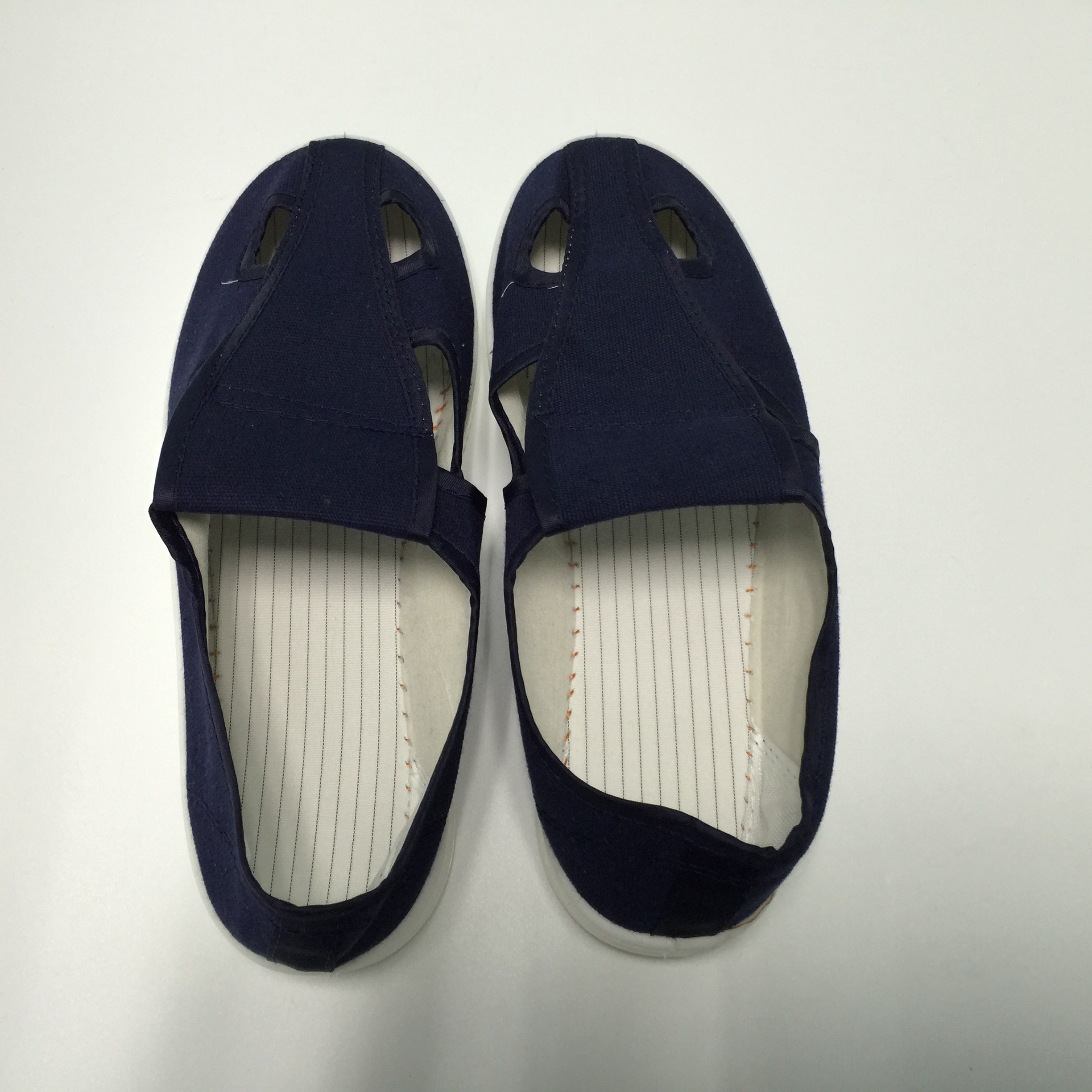 White Color Unisex PVC Four Hole Esd Cleanroom Shoes