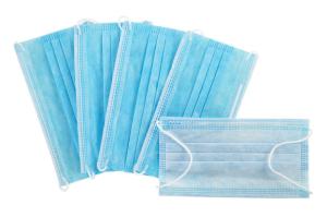 Quality Splash Repellent Disposable Non Woven Mask , 3 Ply Disposable Face Mask wholesale