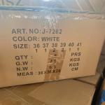 Ladies Sport Shoes Four seasons wear fashion and casual white color