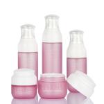 Luxury Pink Skincare Cosmetic Packaging sets Face Cream Lotion Bottles 138ml