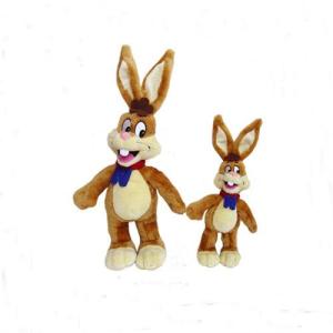 Quality 16 inch Soft Brown Stuffed Easter Bunnies For Festival Celebration wholesale