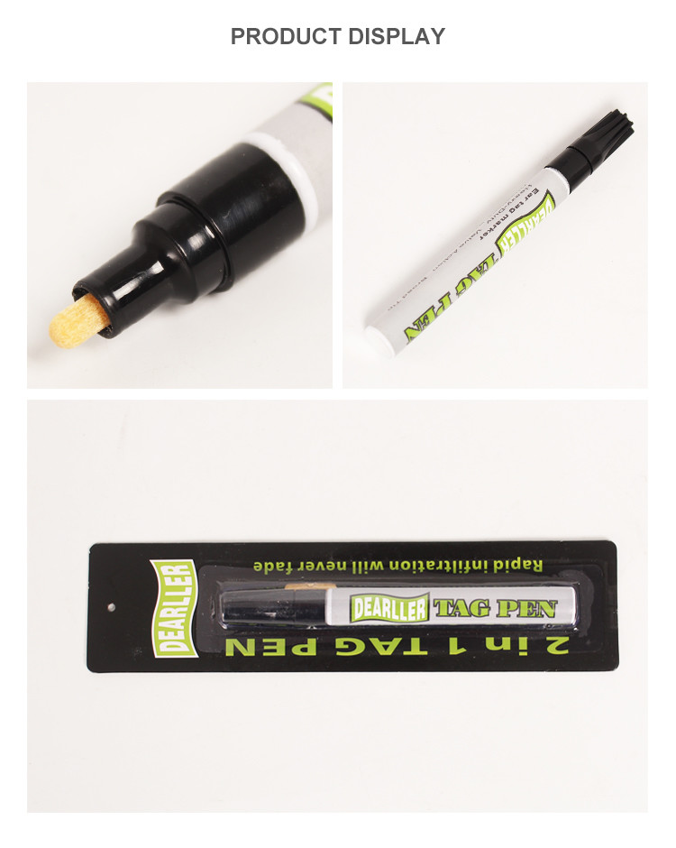 Quick Drying Livestock Animal Identification Marker Pen For Ear Tag