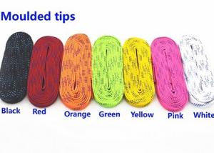 Quality Anti Abrasive Colored Skate Laces Wear Resistant , Roller Hockey Laces wholesale