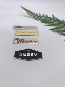 Quality Matte Adhesive Backed Metal Labels , Anodized Aluminum Stickers wholesale