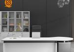 Polish Matt Solid Surface Office Furniture Boss CEO Director Office Desk