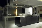 Customized Italian Furniture Complete Smart Wood Kitchen Cabinets with Veneer