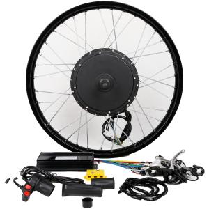 Quality 1500w 48v rear wheel bicycle conversion kit with battery wholesale