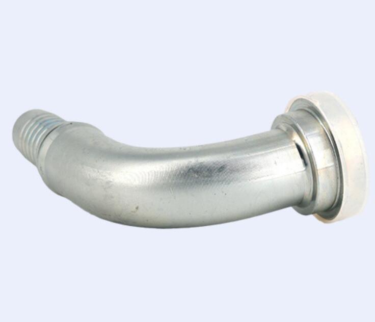 Flange 87391 Series Carbon Steel Material Connector Hydraulics and One Piece Hose Fitting