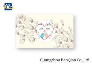 Quality Plsatic PET / PP 3D Lenticular Card Customized 3D Animal Love Card Printing wholesale