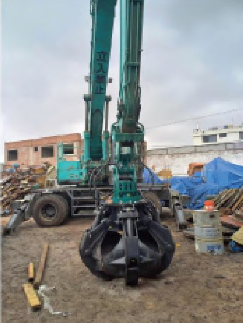 360 Degree 15-50ton Excavator Orange Peel Grapple For Steel Scraps / Wastes Handling