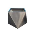 Large metal planter wholesale outdoor flower pot square shape