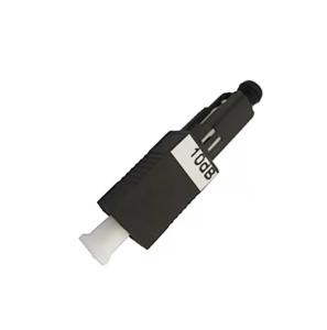 China Black MU SM Plug In Fixed Optical Attenuator 100W VOA Attenuator on sale