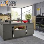 White Dahlia Kitchen Cabinet Furniture With Solid Wood Design In Indonesia
