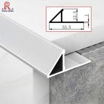 6063 Aluminum Tile Trim 3m Length Color Coated Triangle Shape