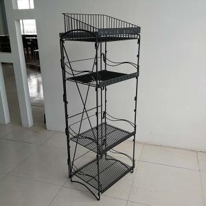 Quality 4 Layers Bread Display Racks Advertising In Supermarket Or Bakery Store wholesale